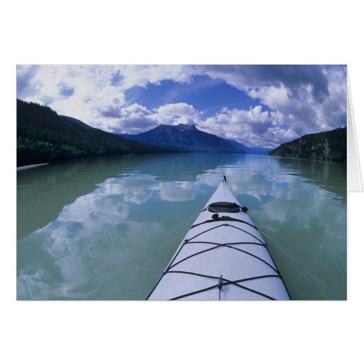 Kayaking at the end end of Azure Lake in Wells (Front Horizontal)