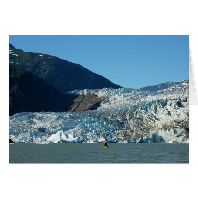 Kayaking at the Mendenhall Glacier Cards (Front Horizontal)