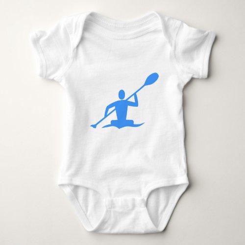 Kayaking _ Baby Blue Baby Bodysuit