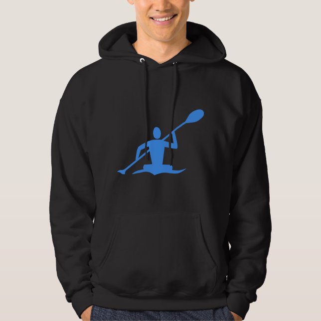 Kayaking - Baby Blue Hoodie (Front)
