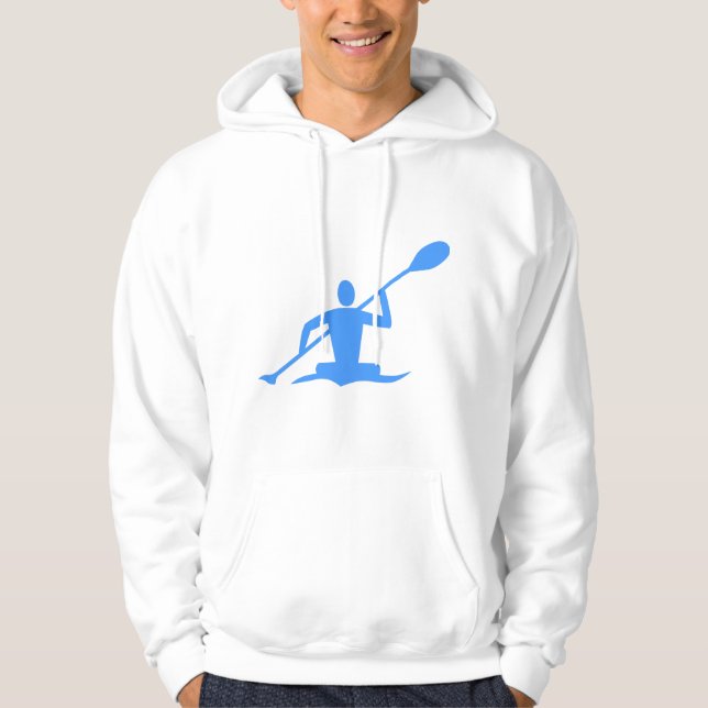 Kayaking - Baby Blue Hoodie (Front)