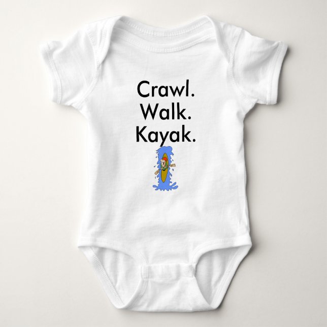 Kayaking Baby Bodysuit (Front)