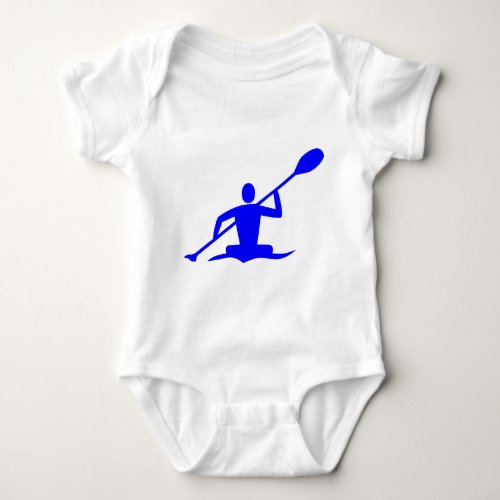 Kayaking _ Blue Baby Bodysuit