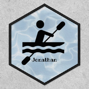 Kayaking Boating Design Patch