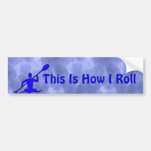 Kayaking Bumper Sticker