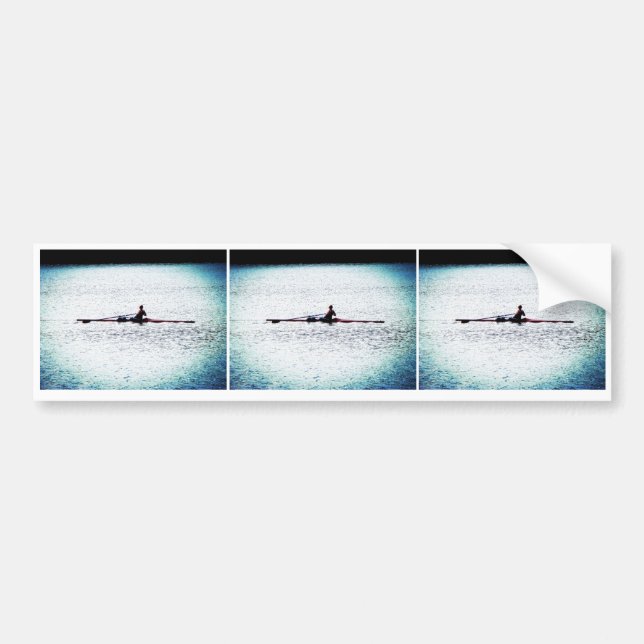 Kayaking Bumper Sticker (Front)