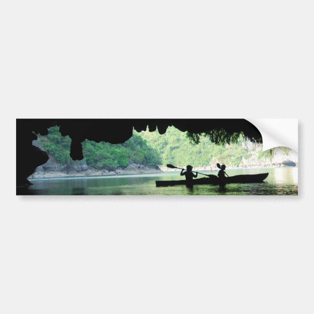 Kayaking Bumper Sticker (Front)