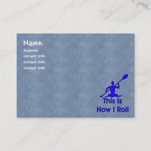 Kayaking Business Cards