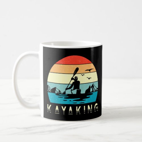 Kayaking Canoeing Camping River  Coffee Mug