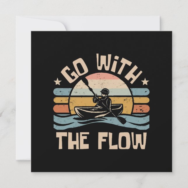kayaking-funny invitation (Front)