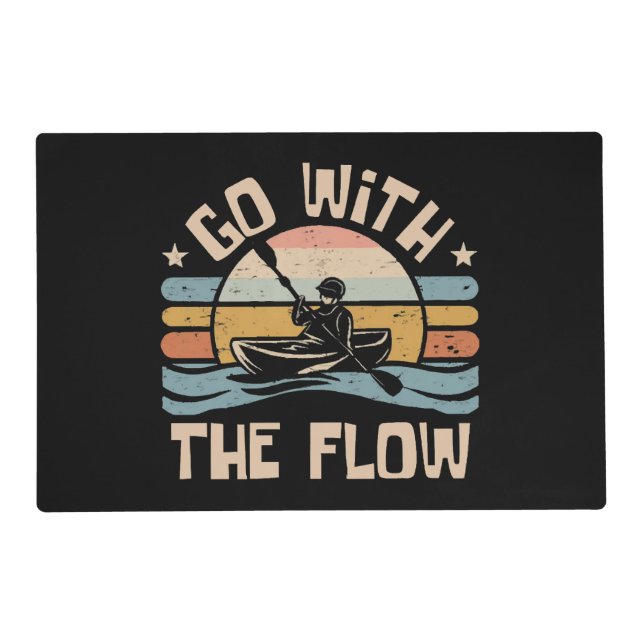 kayaking-funny placemat (Front)