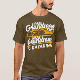 Kayaking Grandma Kayaker Grandmom Gift  T-Shirt