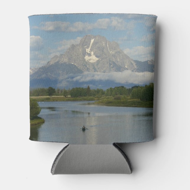 Kayaking in Grand Teton National Park Can Cooler (Front)