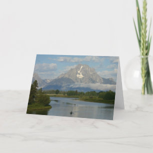 Kayaking in Grand Teton National Park Card