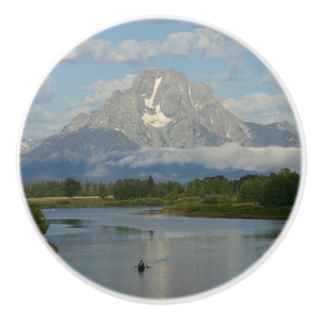 Kayaking in Grand Teton National Park Ceramic Knob (Front)