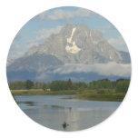 Kayaking in Grand Teton National Park Classic Round Sticker