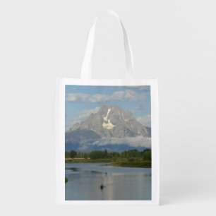 Kayaking in Grand Teton National Park Grocery Bag