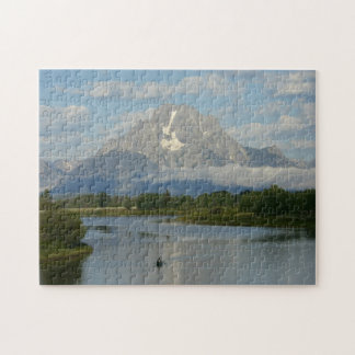 Kayaking in Grand Teton National Park Jigsaw Puzzle