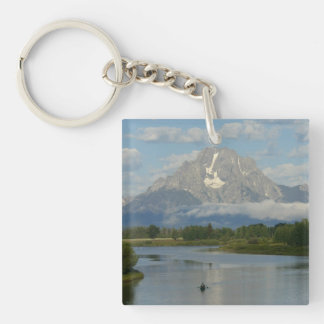 Kayaking in Grand Teton National Park Keychain