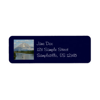 Kayaking in Grand Teton National Park Label