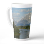 Kayaking in Grand Teton National Park Latte Mug