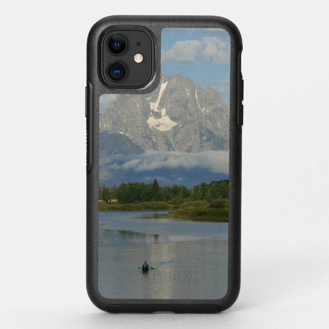 Kayaking in Grand Teton National Park Otterbox iPhone Case (Back)