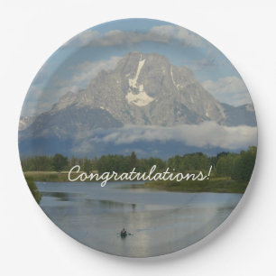 Kayaking in Grand Teton National Park Paper Plates