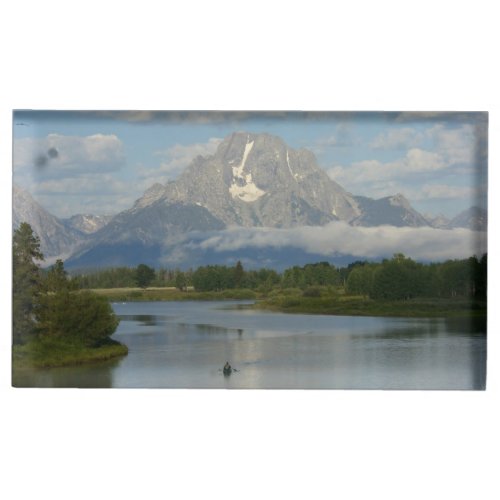 Kayaking in Grand Teton National Park Place Card Holder