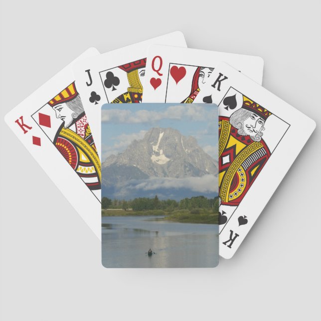 Kayaking in Grand Teton National Park Poker Cards (Back)