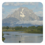 Kayaking in Grand Teton National Park Square Sticker