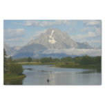 Kayaking in Grand Teton National Park Tissue Paper