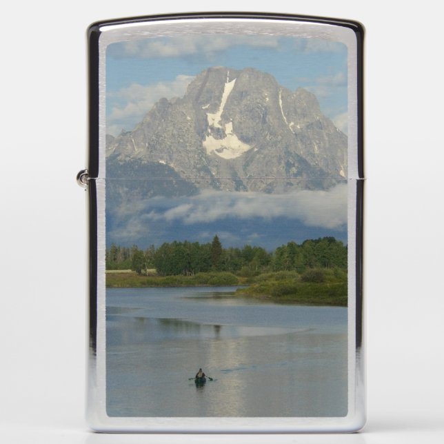 Kayaking in Grand Teton National Park Zippo Lighter (Front)