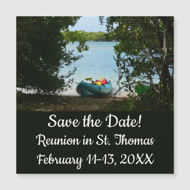 Kayaking in St. Thomas US Virgin Islands (Front)