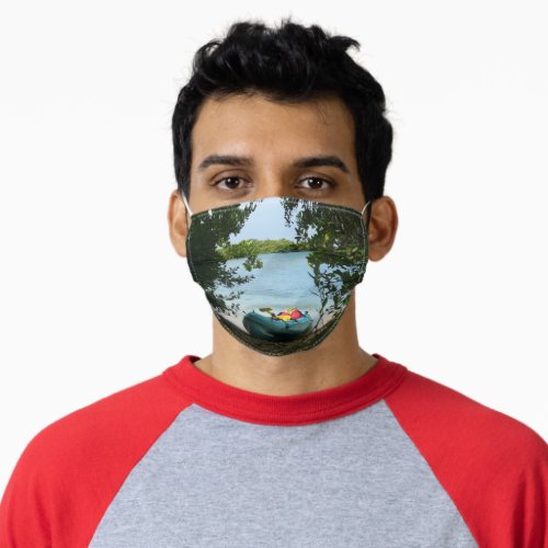 Kayaking in St Thomas US Virgin Islands Adult Cloth Face Mask