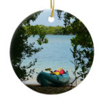 Kayaking in St. Thomas US Virgin Islands Ceramic Ornament