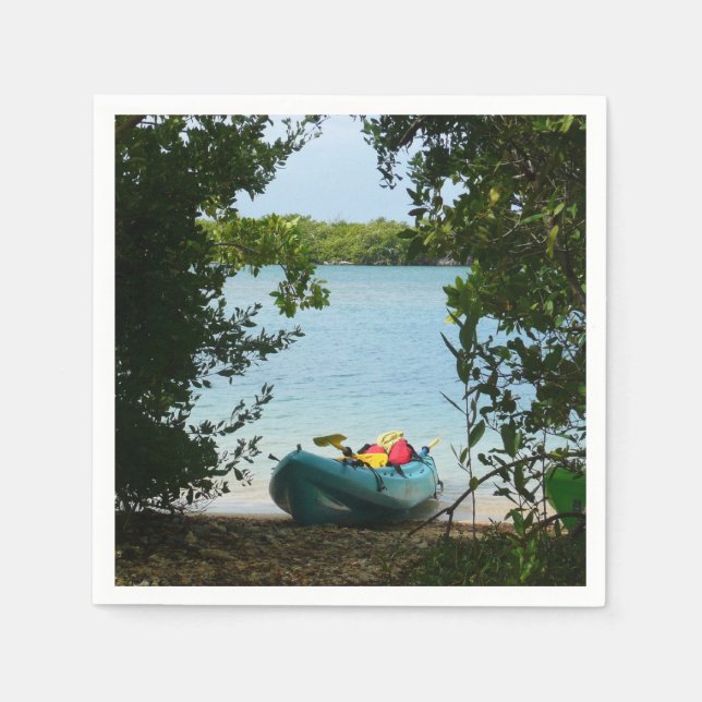 Kayaking in St. Thomas US Virgin Islands Napkins (Front)