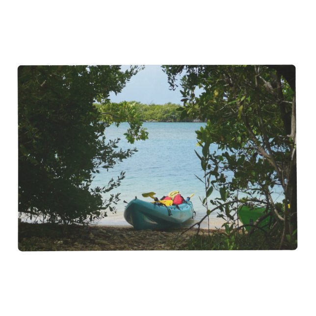 Kayaking in St. Thomas US Virgin Islands Placemat (Front)