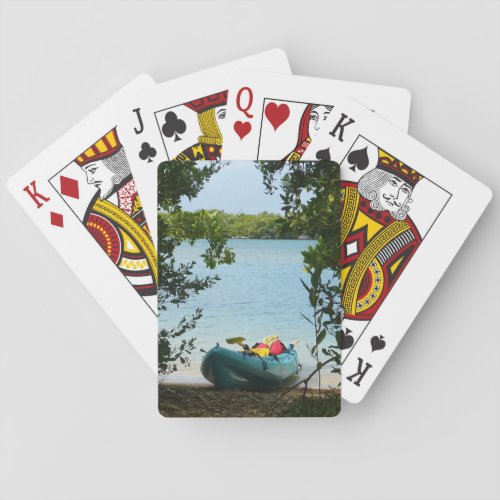Kayaking in St Thomas US Virgin Islands Playing Cards