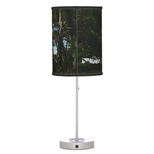 Kayaking in St. Thomas US Virgin Islands Table Lamp (Back)