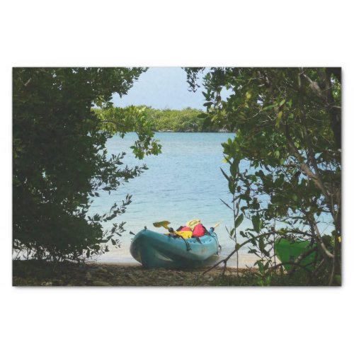 Kayaking in St Thomas US Virgin Islands Tissue Paper