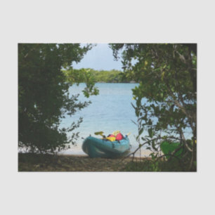 Kayaking in St. Thomas US Virgin Islands Tissue Paper