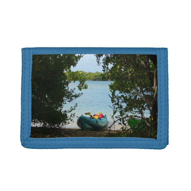 Kayaking in St. Thomas US Virgin Islands Trifold Wallet (Front)