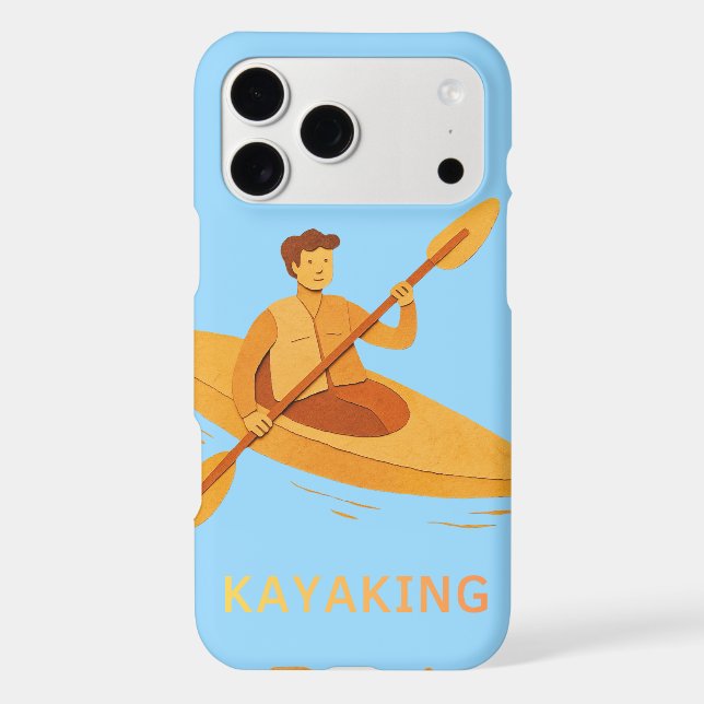 Kayaking Iphone Case (Back)
