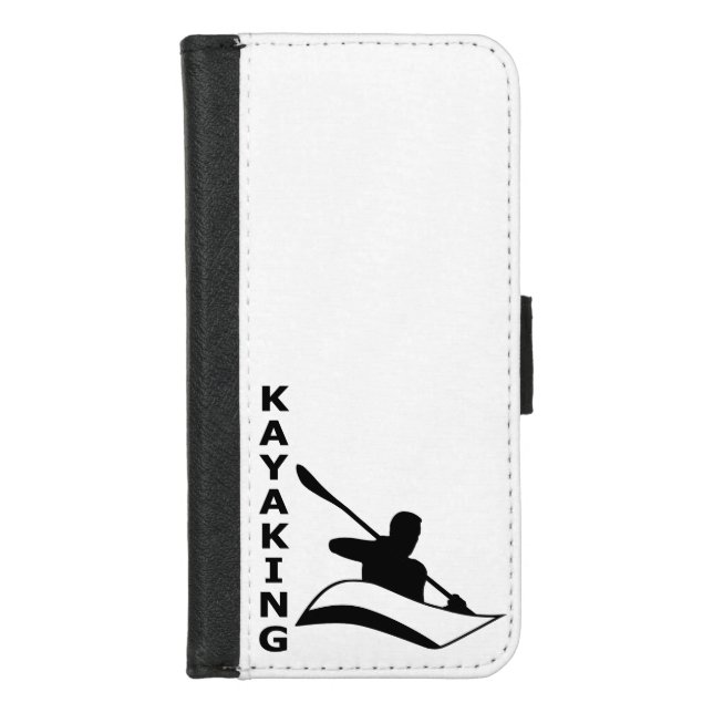 Kayaking iPhone Wallet Case (Front)