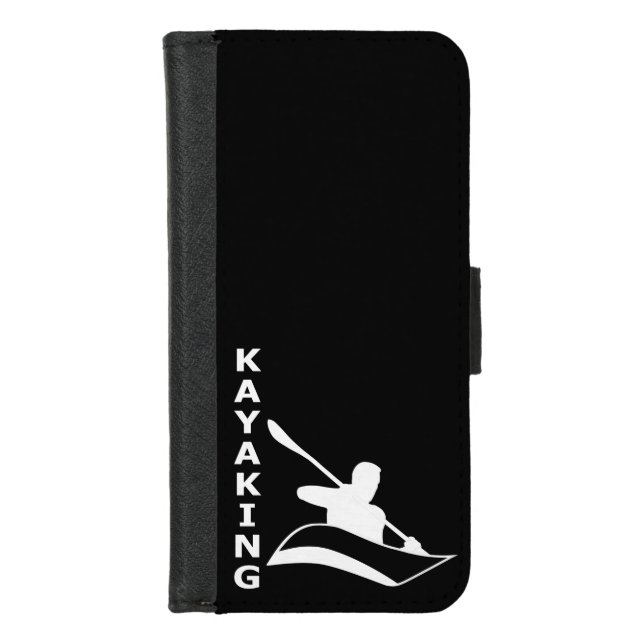 Kayaking iPhone Wallet Case (Front)
