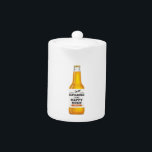 Kayaking Is My Happy Hour Teapot<br><div class="desc">Why go to some stupid bar and drink beer?  Just paddle,  it's all you need for happy hour!</div>