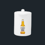 Kayaking Is My Happy Hour Teapot<br><div class="desc">Why go to some stupid bar and drink beer?  Just paddle,  it's all you need for happy hour!</div>