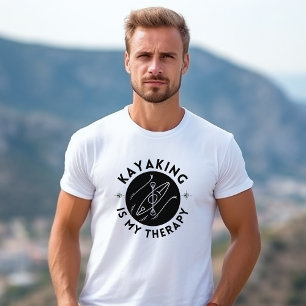 Kayaking Is My Therapy 4 Men's T-shirt