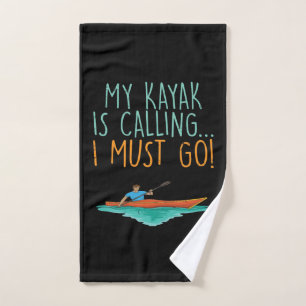 Kayaking Kayak Gift Hand Towel