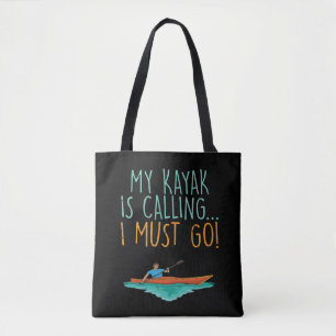 Kayaking Kayak Gift Tote Bag
